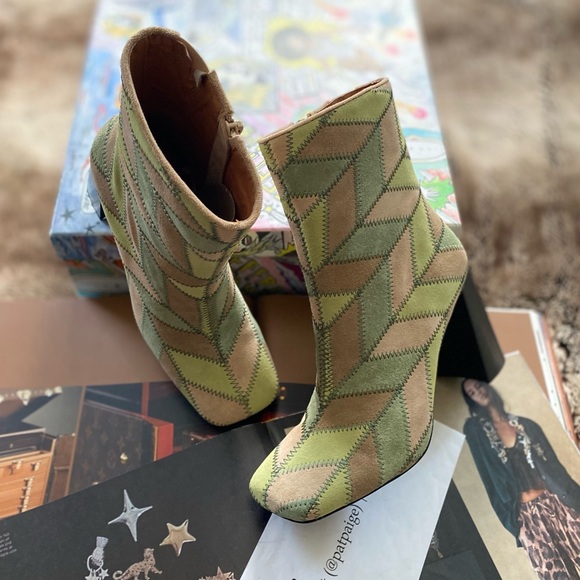 Free People X Jeffrey Campbell Mixed Messages Heel Boots - Picture 6 of 11